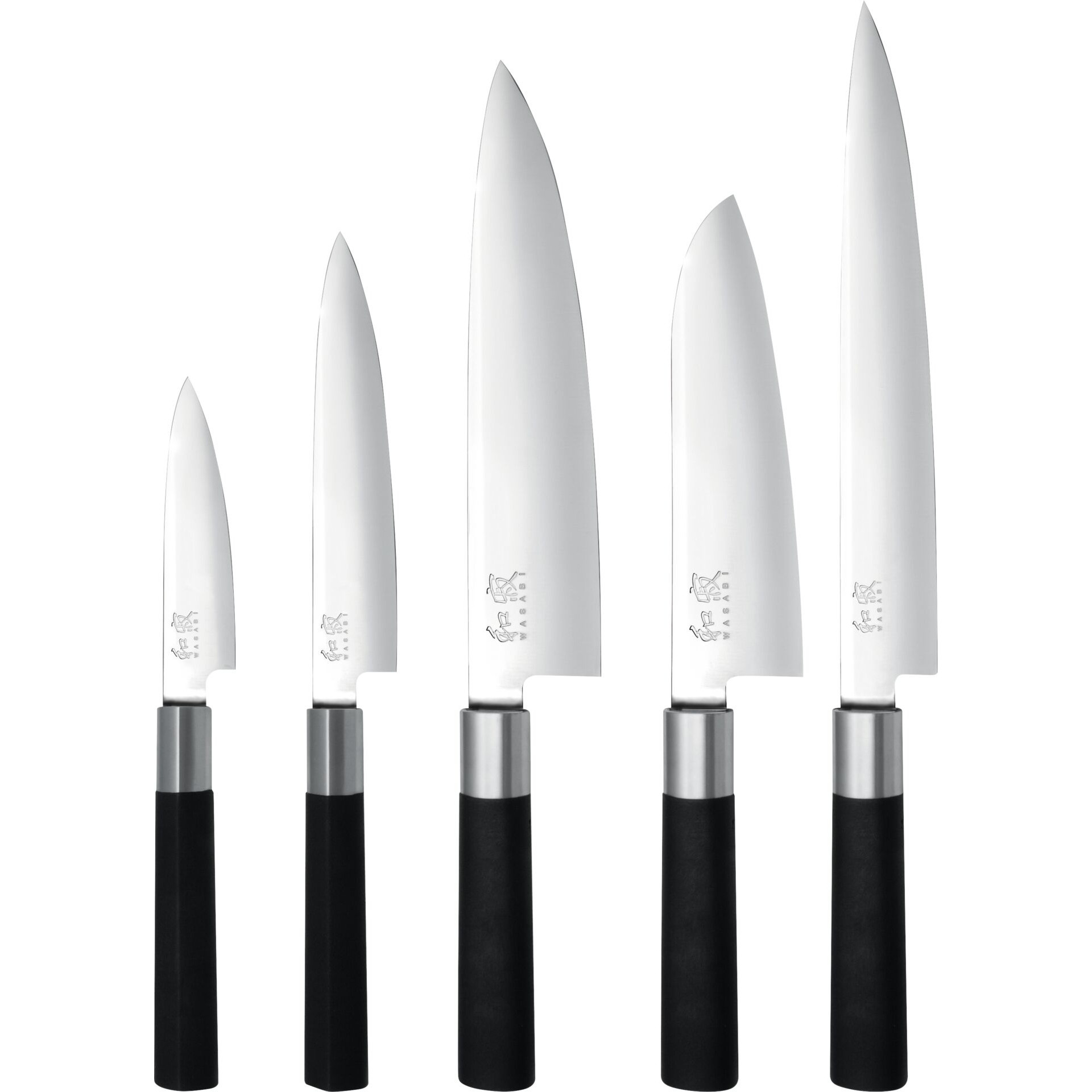 Messerset Wasabi Black